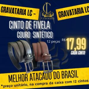 Caixa Fechada Cinto Fivela- 12 unidades