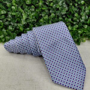Gravata Trabalhada Azul  bebe 7cm