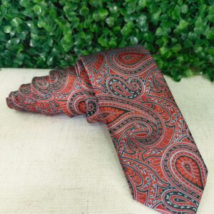 Gravata Kashimir Premium Vermelho e Azul