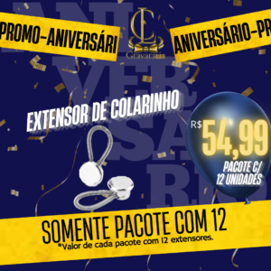 Promoção Pacote com 12 Extensores de Colarinho