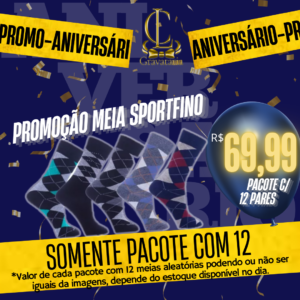 Promoção Pacote de Meias Sportifino 12 pares